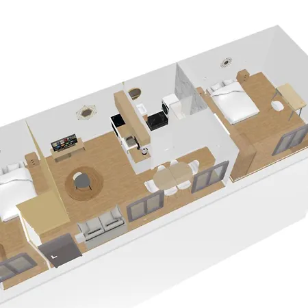 Appartement Le Golden Garden - Homy